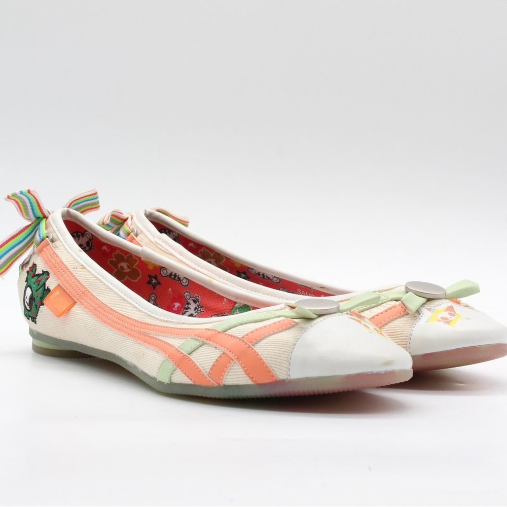 Onitsuka Tiger y2k vintage Lunetta ballet flat Toki Doki RARE women’s 7 sample - Picture 3 of 10